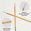 KnitPro Zing Fixed Knitting Needles – 22.5cm x 2.25mm Circular Knitting Pins, 81