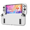 Jemdo Protective Cover for Nintendo Switch 2 TPU Case Thin Shockproof White