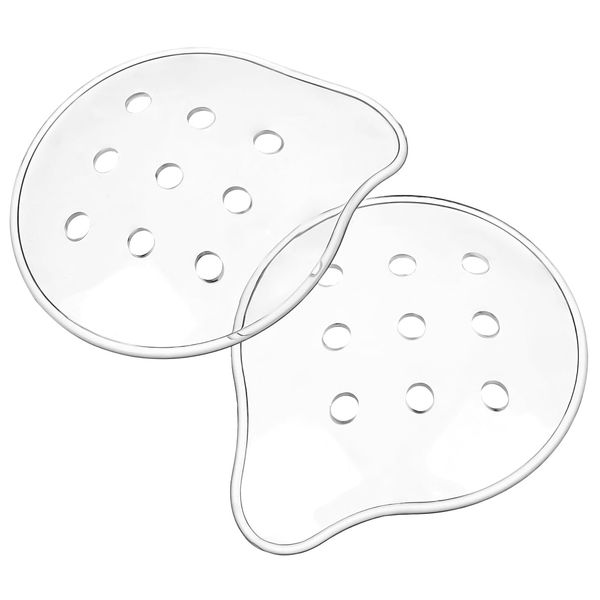 Dimeho 9-Hole Plastic Eye Patch, 2 Pcs Clear Eye Patches Breathable Ventilated Eye Covering After Surgerys Eye Protection for Cataract Recovery Cover