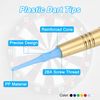PATIKIL Plastic Dart Tips 2BA Thread, 60 Pack Soft Dart Tip Replacement Dart Accessories, Sky Blue