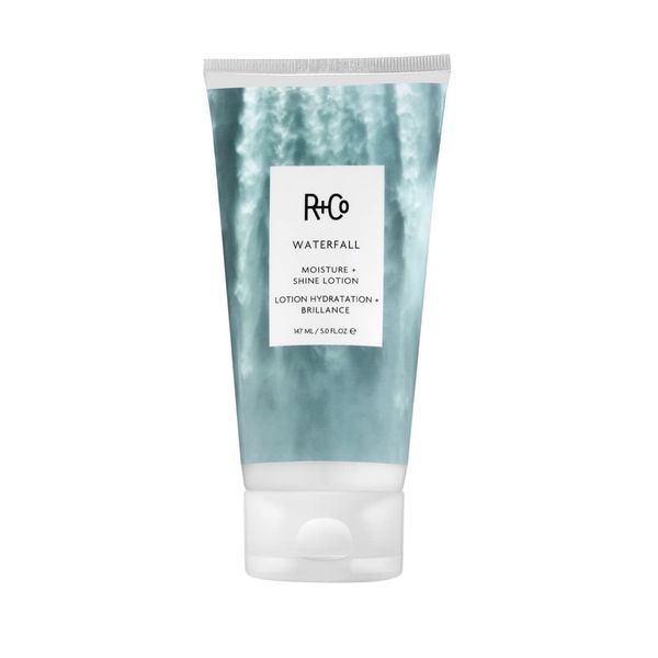 R+Co Waterfall Moisture and Shine Lotion | Lightweight Hair Hydration + Softness | Vegan + Cruelty-Free | 5 Fl Oz