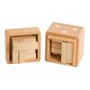 Brain Teasers Wooden Stack Sticks Dice Box Puzzle