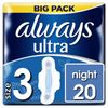 Always Ultra Night Sanitary Pads with Wings