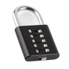 WGFOIP Push Button Padlock, 10 Digit Combination Padlock Weatherproof Code Pad Lock for School, Gym Locker, Cabinets