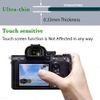 iDaPro Screen Protector for Nikon D850 D500 + PET Top Screen Protector [2+2 Pack] Tempered Glass Easy Installation