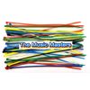 100 Pack Assorted Colors 8 inch Wire Cable Ties Nylon Zip Tie Down Wraps Straps
