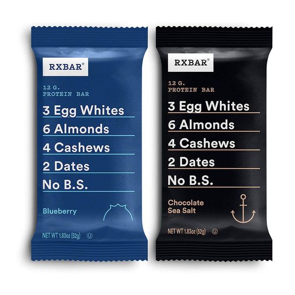 RXBAR Protein Bar, Variety Pack, 2 Flavors (24 Bars)