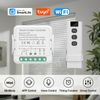 WiFi Roller Shutter Timer and Voice Control, Smart Roller Shutter Switch with RF Remote Control and Receiver, Wireless Switch Blind Switch Set, Electric Shutter Control for Blinds and Awnings