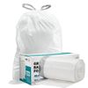 Plasticplace Custom Fit Trash Bags Compatible with simplehuman Code X, 200 Count