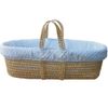 Jillyraff Blue Cuddlesoft Dimple Fleece Replacement Moses Basket Body Dressing