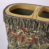 SKL Home Camo Collage Toothbrush Holder, Brown
