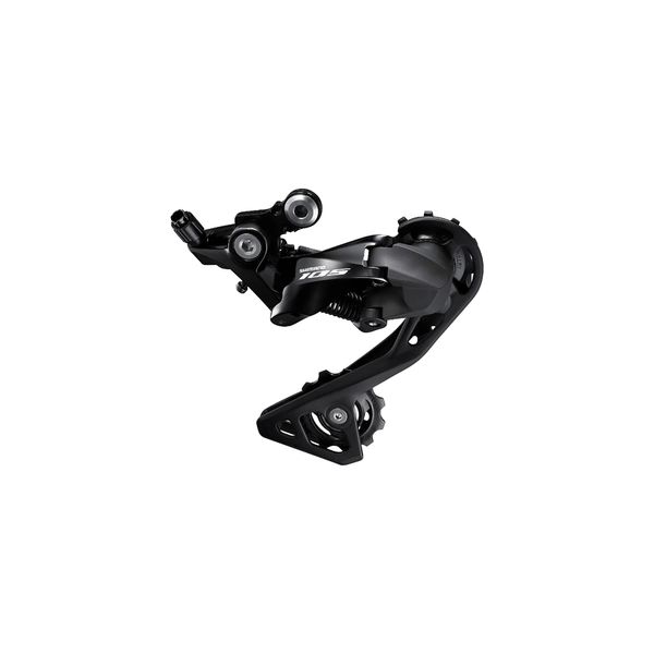 SHIMANO ROAD 105 R7000 Rear Derailleur 2x11S Medium Stick 39, Black