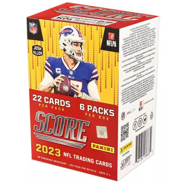 2023 Panini Score Football Trading Card Blaster Box - 132 Football Cards