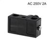 sourcing map Inline Foot Pedal Push Button Switch, UFO Type Lamp Lighting Foot Control Latching ON/Off Footswitch Black 2 Pcs