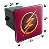 GRAPHICS & MORE The Flash TV Series Logo Tow Trailer Hitch Cover Plug Insert