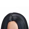 Redlution 14" Bob Short Straight full Wigs Syntheyic Hair for Women Natural Looking Heat Resistant (black)