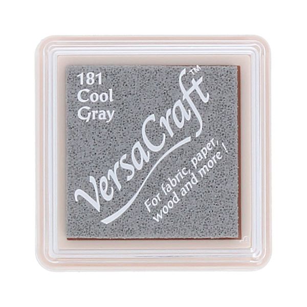 Tsukineko Versacraft stamp pad, Gray (181 Cool Gray), Small, 25 x 25 mm