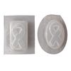 Awareness Ribbons Plastic Craft Mold Set use Soap for Making into Decorative Bars 4665