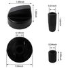 4 Pack Universal Black Control Knobs Replacement with 12 Adapters for Oven/Stove/Range