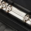 Cescahide A6 Leather Personal Organiser with Strap - Black 2022