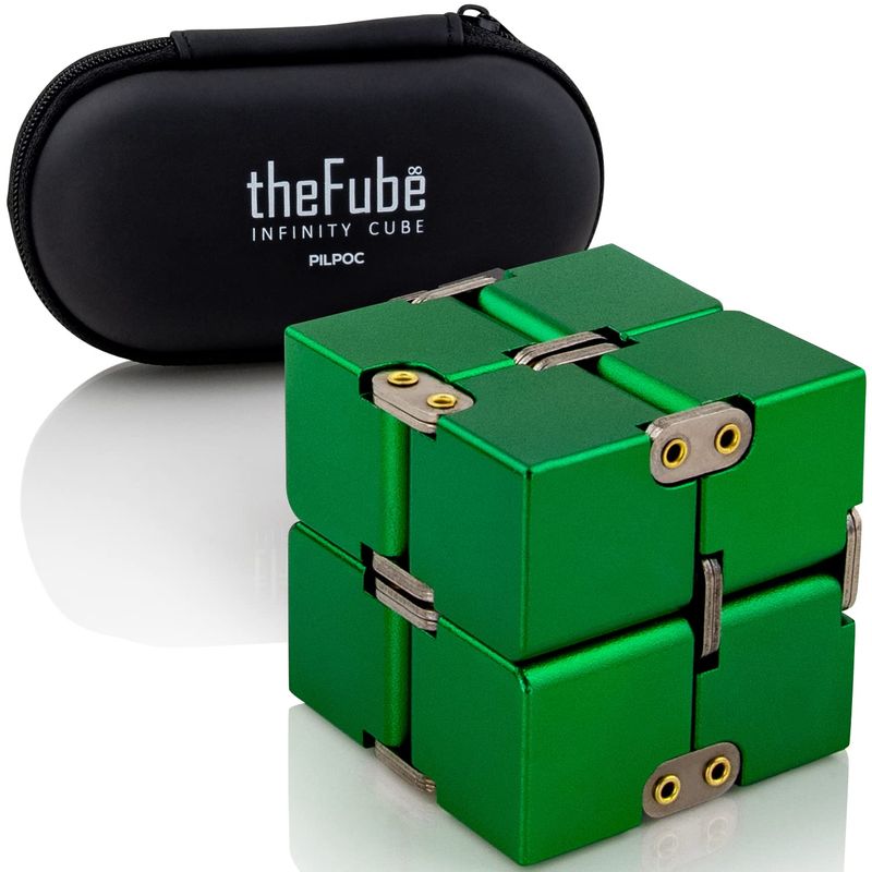 PILPOC theFube Infinity Cube Fidget Desk Toy - Premium Quality Aluminum ...