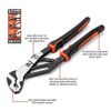 CRESCENT - Plier,8",Auto-Bite,T&G,Cushion Grip (RTAB8CG)