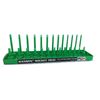 Hansen Global Hansen 1404 1/4" Drive Metric Regular & Deep Socket Holder - Green