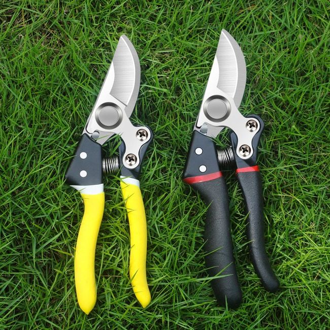 Garden Hand Pruner With SK5 Steel Blades Pruning Shear Garden Cutting Tools  For Tree Trimmers Orchard Shears