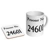 glades Les Misérables Prisoner 24601 - Ceramic Coffee Mug + Coaster Gift Set