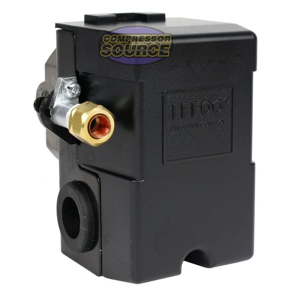 Four Port Air Compressor Pressure Switch Control Valve 145-175 PSI  w/ Unloader