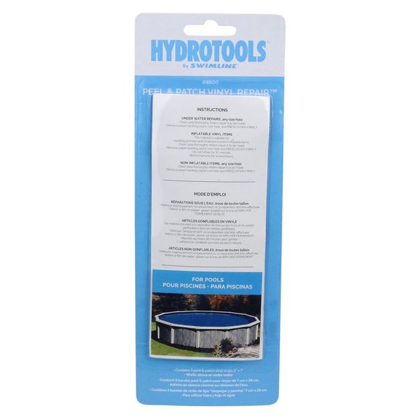 Swimming Pool Peel & Patch Vinyl Repair Strip Kit (2-Pack)