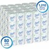 Scott Standard Roll Bathroom Tissue, 1-Ply, 1210 Sheets / Roll, 80 Rolls / Case