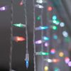 Gemmy Lightshow 70-Light Multi Color Christmas LuxeSparkle Icicle Light String