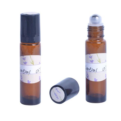 ZbFwmx Essential Oil Labels Stickers for Bottles Round Chapstick Labels for Tubes Plant Pattern Botanical Aesthetic Label Sticker (Set of 270 Oval and 270 Round)