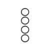 51005000 Replacement O-Ring for Pentair 51005000 Drain Plug, Compatible with Pool/Spa Filters and Valves