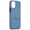 iPhone 15 Minimalistic Waves Beach Surfing Minimalism Case