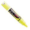 UNI Chalk PWE-8K FL Yellow Marker Chisel TIP (8.0mm BX 6)