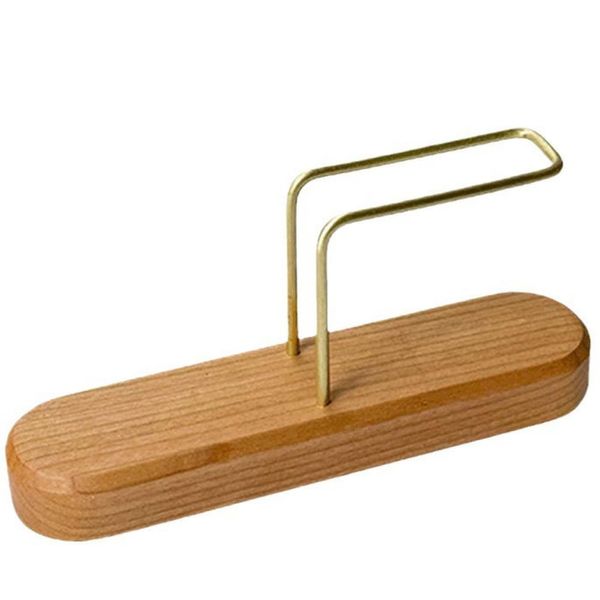 ideamall Coffee Filter Case Stand Filter Coffee Paper Stand Wood (Light Brown)