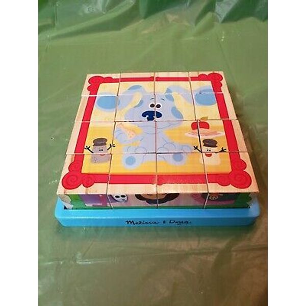 Blues Clues Wooden Block puzzle By Melissa and Doug