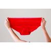 Selvan Red Deep Lace Shorts Set of 2, M