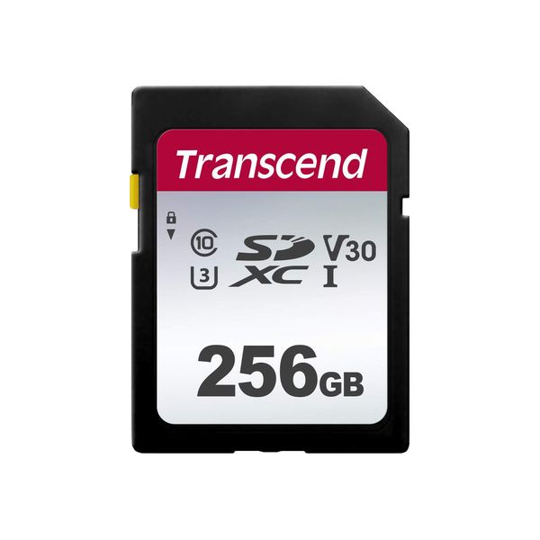 Transcend TS256GSDC300S-E SD Card, 256 GB, UHS-I, U3, V30, Class 10 (Max Transfer Rate: 100 MB/s), w/ Data Recovery Software (English Language Not Guaranteed) (Amazon.co.jp Exclusive)