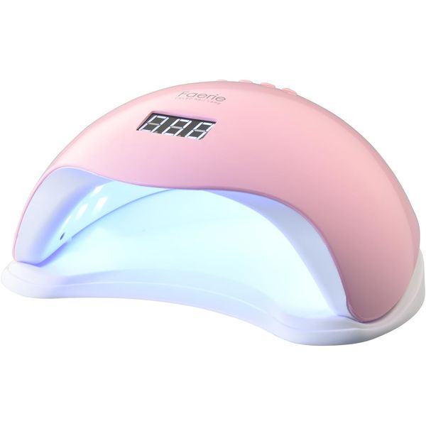 Faerie Nail Light, UV + LED, 48 W, LED Light, Industry Attention, Low Heat Function, All Gel Compatible, CCFL-Free, Motion Sensor, Nail Dryer, Gel Nail Craft Resin, UV & LED Dual Light Source,