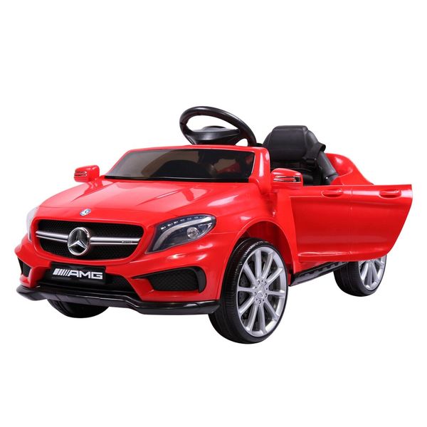 Kids Ride On Car Mercedes-Benz Licensed Electric Toy Gift W/RC for Children Red