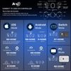 Joso D10 Phone Game Controller For iPhone/Android/Pc/Switch With Hall Effect Joysticks/Hall Trigger Play COD, Genshin Impact Android Game Controller Support Cloud Gaming/PS Remote Play Black