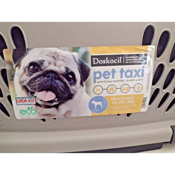 New Doskocil Pet Taxi Dog Kennel, Small/Medium Dog, 26 inch Length