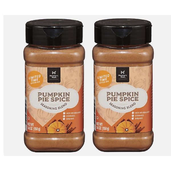 2 Pack - Member's Mark Pumpkin Pie Spice (5.6 oz.) Each Container