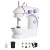 Dekaim 202A Portable Mini Sewing Machine with Pedal - Two-Speed, Lightweight for Beginners