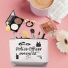 Police Officer Gift Policeman Law Enforcement Makeup Bag Police Officer Survival kit Cosmetic Bags Gift for Retirement or Graduation Cosmetic Bag (U.Police)