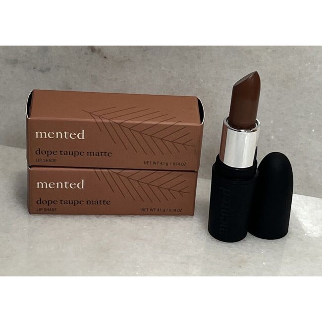 2 Mented Dope Taupe Matte Lip Shade Lipstick 0.14oz