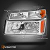 Fits 2004-2012 Chevy Colorado GMC Canyon Clear Headlights+Par